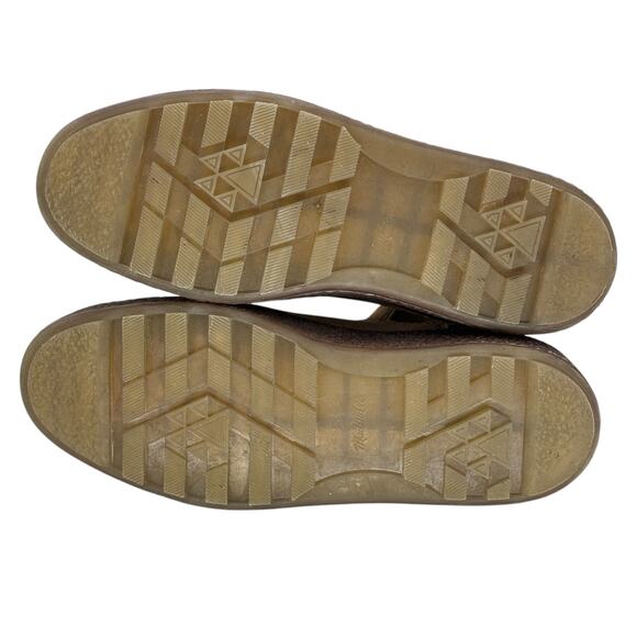 Madewell The Toasty Chelsea Boot Women's 8 Faux Shearling Pull On Brown Chunky - Picture 7 of 10